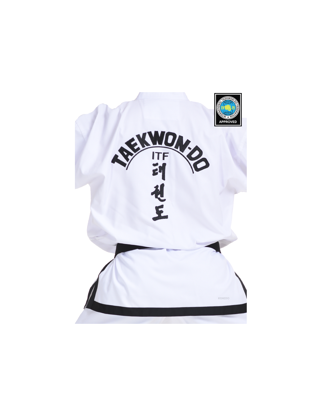 DOBOK ITF APPROVED BLACK BELT (TWILL)*++*DOBOK ITF APPROVED BLACK BELT (TWILL)